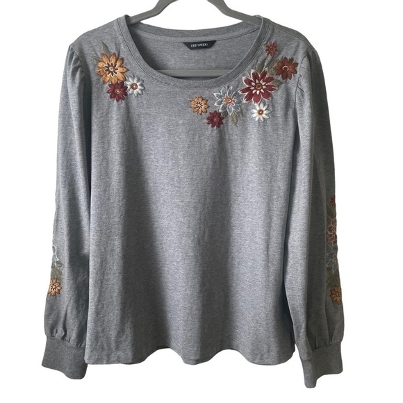 Driftwood Clare Embroidered Shirt - Neptune Size XL - Picture 2 of 11